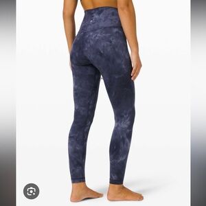 Lululemon Align 28” Diamond Dye Asphalt Grey True Navy